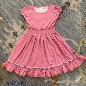 Matilda Jane size 8 Perfectly Paired Pink Polkadot Dress